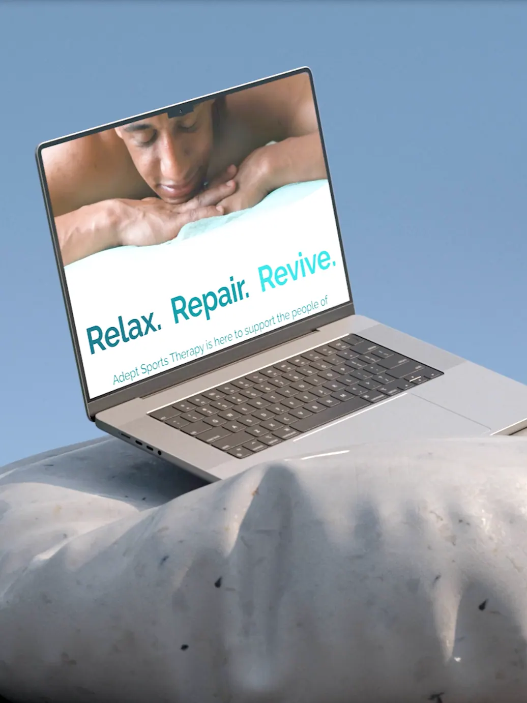 Adept Sports Therapy website designed by CL42ITY
